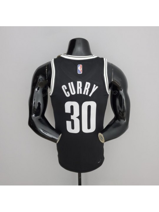 Camiseta 75th Anniversary Brooklyn Nets Curry#30 2022