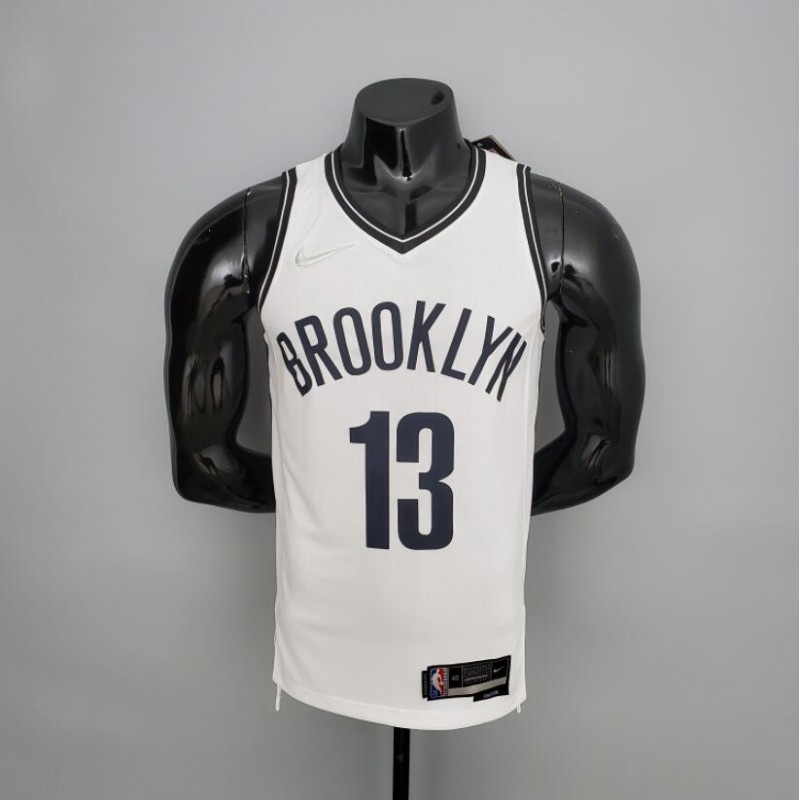 Camiseta 75th Anniversary Brooklyn Nets Harden#13 2021