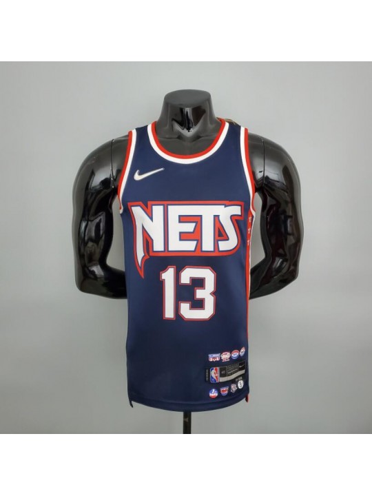 Camiseta 75th Anniversary Brooklyn Nets Harden#13 2022
