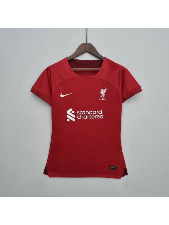 Camiseta Liverpool Primera Equipación mujer 22/23