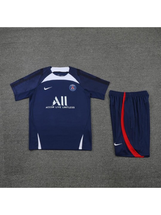 22/23 Paris Saint-Germain Training Short Sleeve Kit Blue