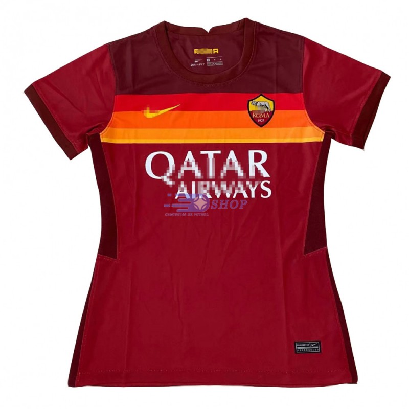 Camiseta AS Roma 1ª Equipació 2020/2021 Mujer