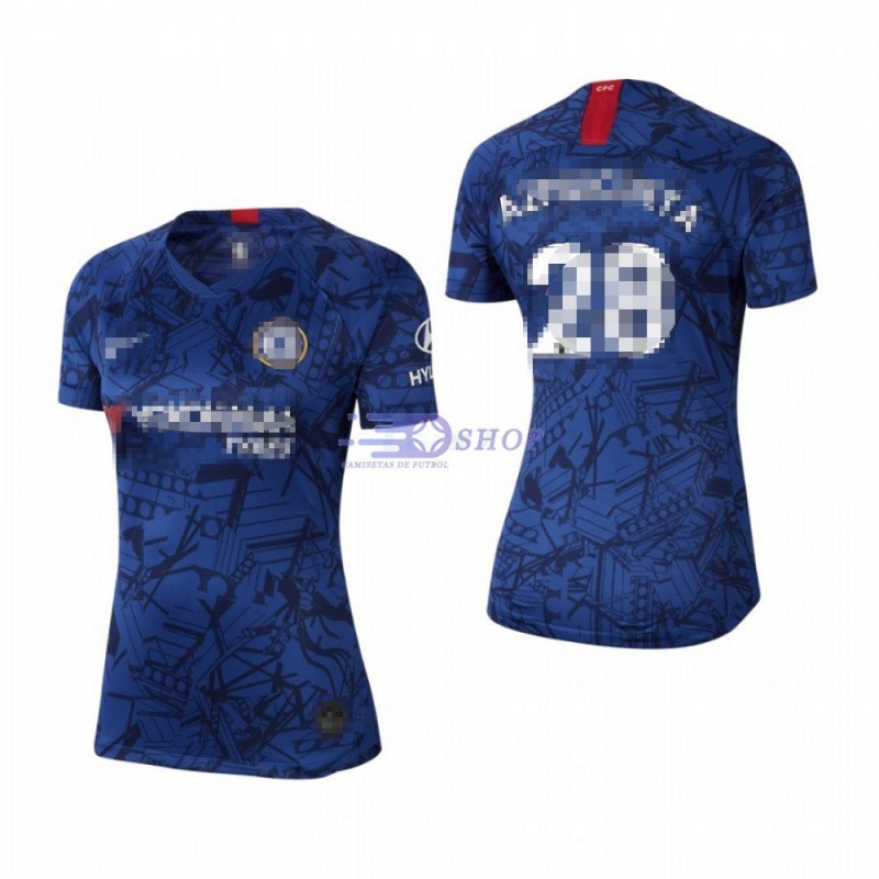 Camiseta AZPILICUETA 28 Chelsea FC 1ª Equipación 2019/2020 Mujer