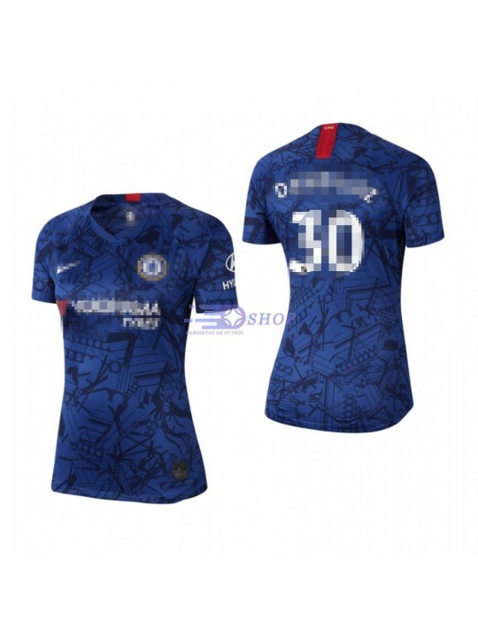 Camiseta DAVID LUIZ 30 Chelsea FC 1ª Equipación 2019/2020 Mujer
