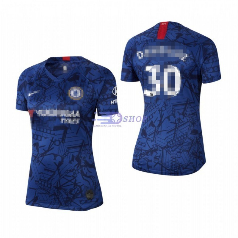 Camiseta DAVID LUIZ 30 Chelsea FC 1ª Equipación 2019/2020 Mujer