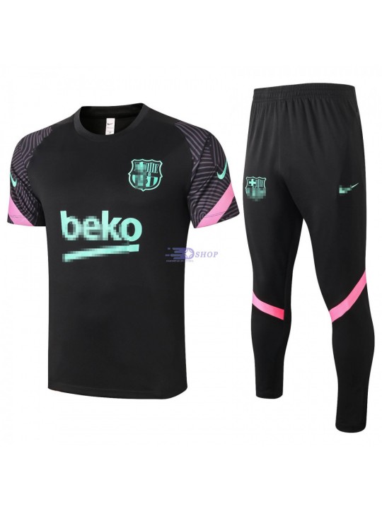 Camiseta de Entrenamiento Barcelona 2020/2021 Kit Negro