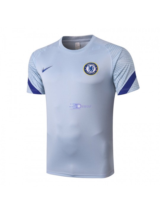Camiseta de Entrenamiento Chelsea 2020/2021 Gris Claro