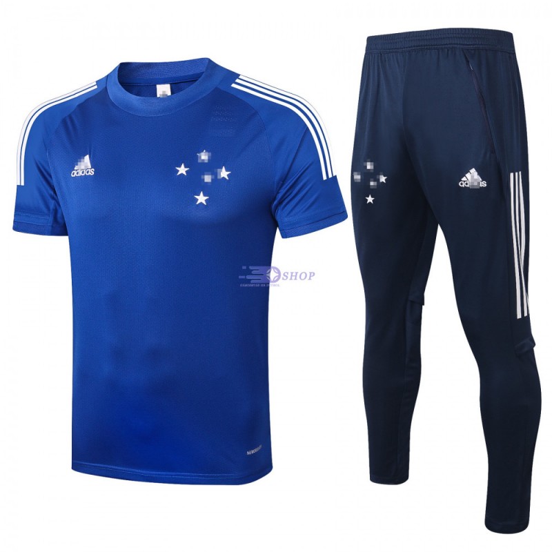 Camiseta de Entrenamiento Cruzeiro 2020/2021 Kit Azul