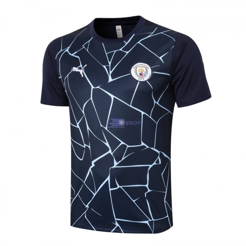 Camiseta de Entrenamiento Manchester City 2020/2021 Azul Royado