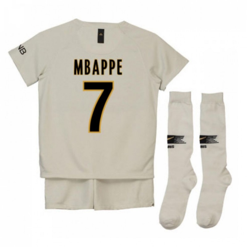 Camiseta Mbappé 7 PSG 2ª Equipación 2018/2019 Niño Kit