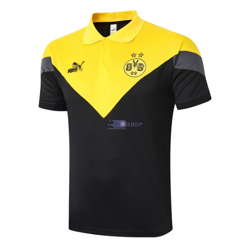 Polo Borussia Dortmund 2020/2021 Negro/Amarillo